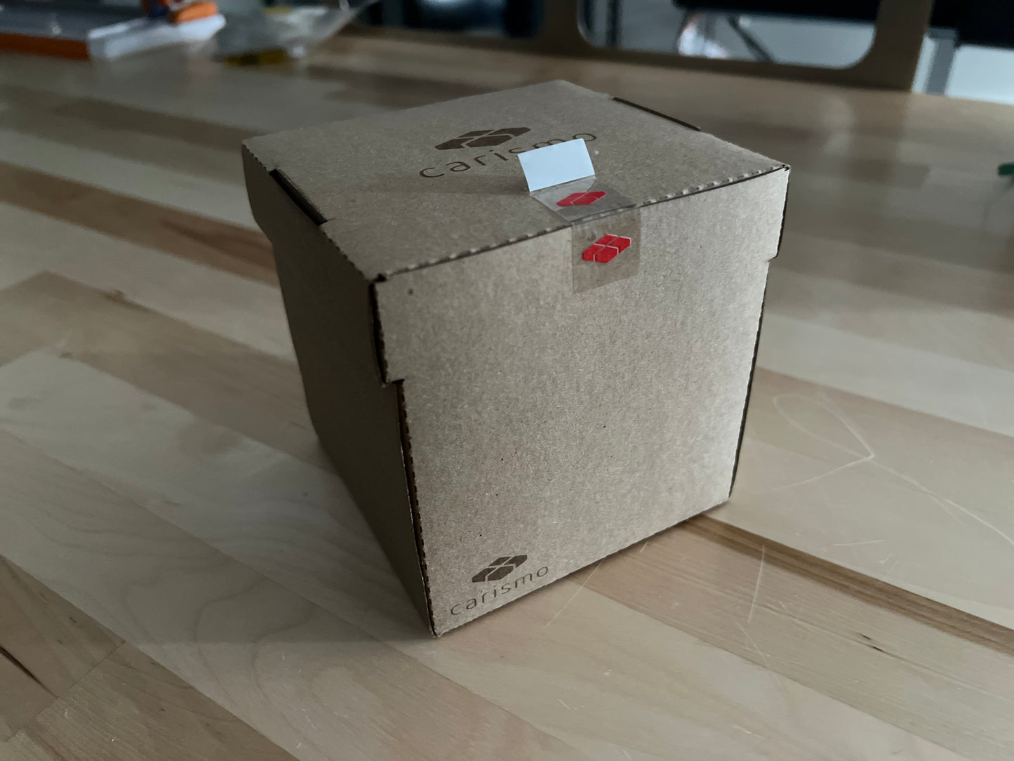 Boîte expérience carismo fermée