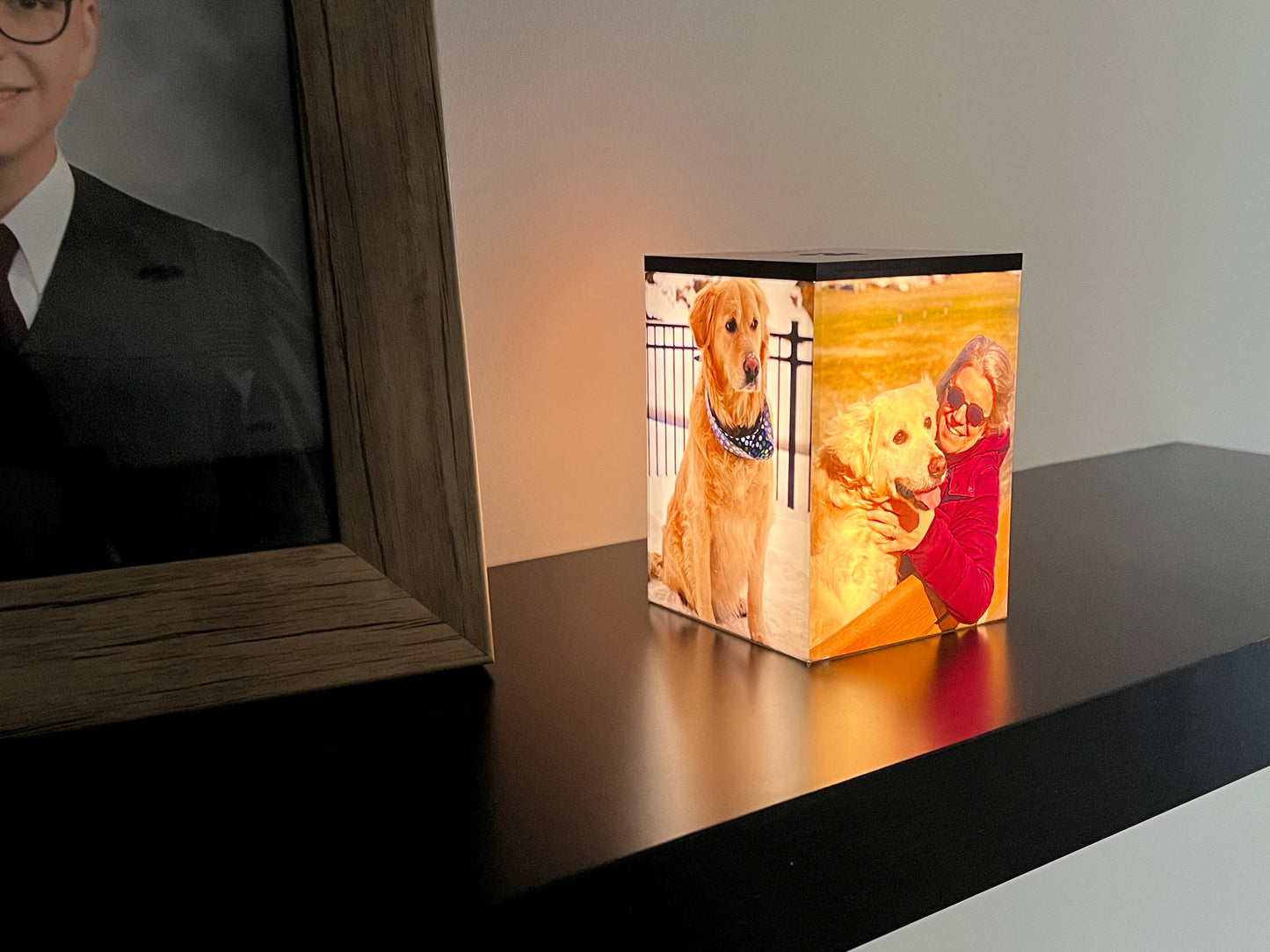 Urne lumineuse personnalisée