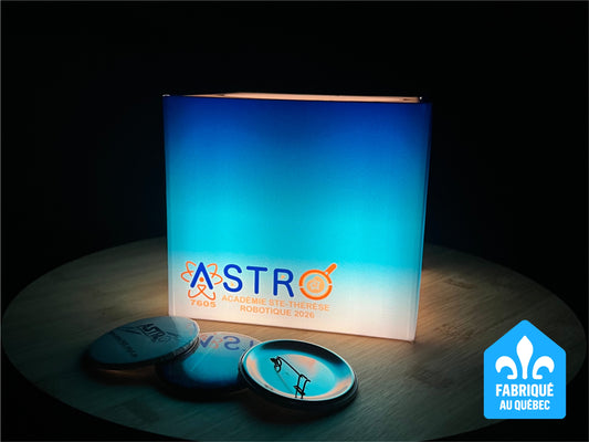 Boîte lumineuse sur mesure