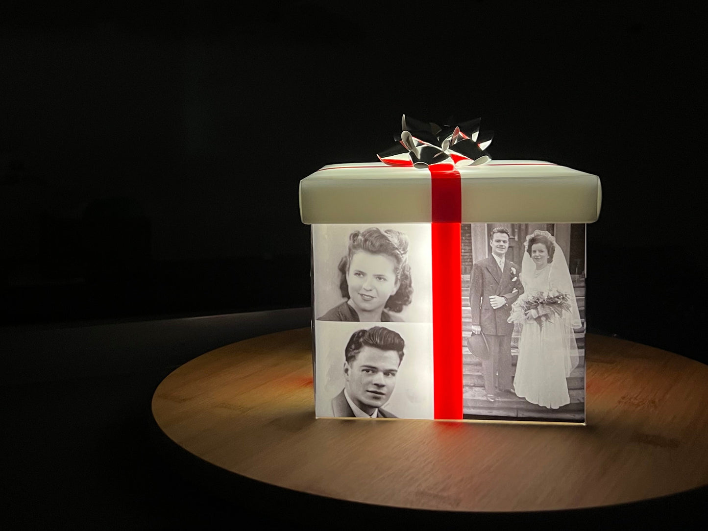 Boite personnalisée carismo avec photo format équilibré