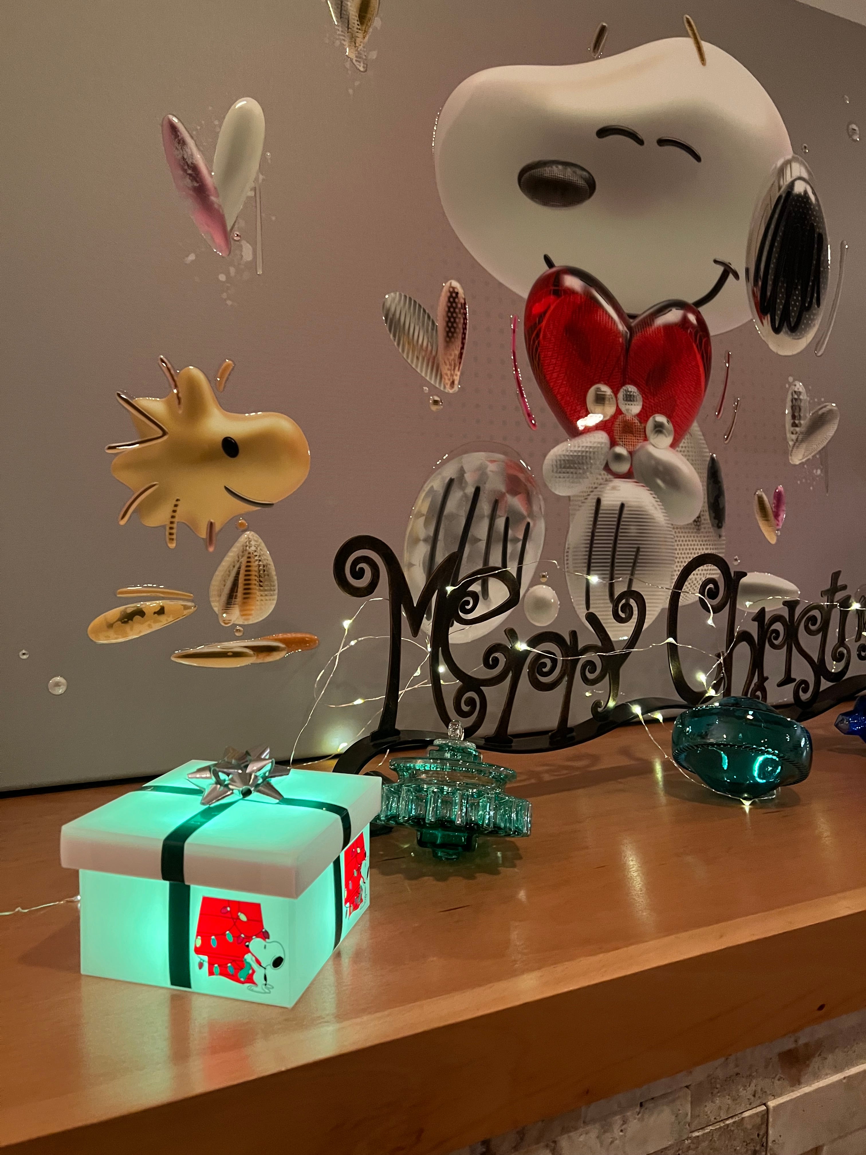 Boite lumineuse snoopy