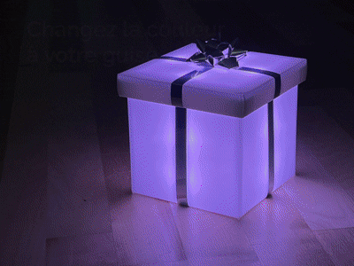 Les différentes couleurs de la boîte lumineuse carismo